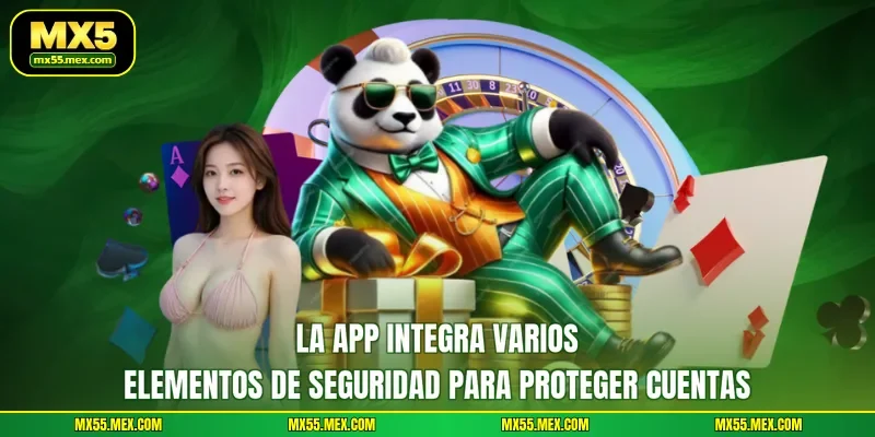 La app integra varios elementos de seguridad para proteger cuentas