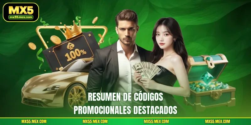 Resumen de códigos promocionales destacados
