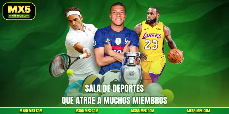 Sala de Deportes que atrae a muchos miembros