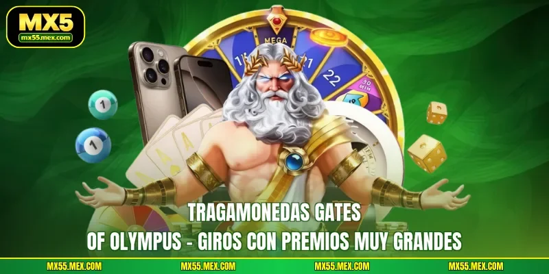 Tragamonedas Gates of Olympus - Giros con premios muy grandes